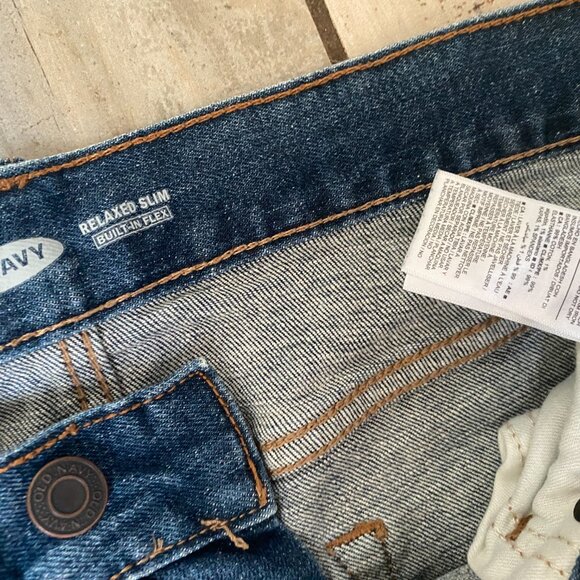 Old Navy Relaxes Slim fit Built In Flex Men's Jeans 34 x 34 - Picture 2 of 3